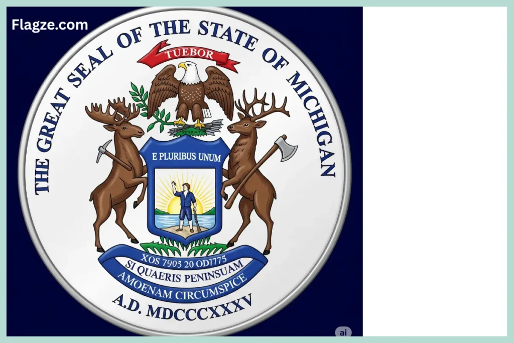 State of Michigan Flag image