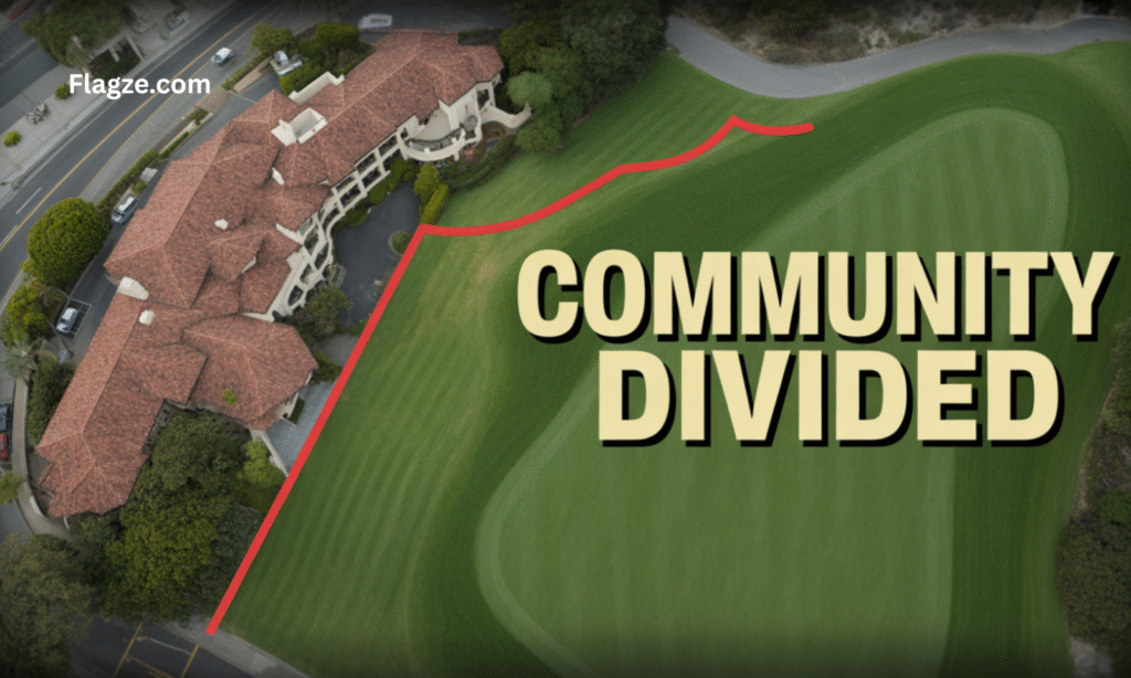 Scenic view of Montecito Country Club, the focus of a property rights dispute over easement access