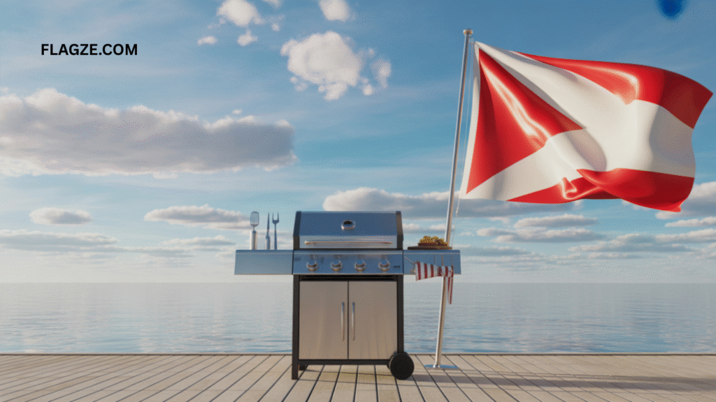 the boat flag