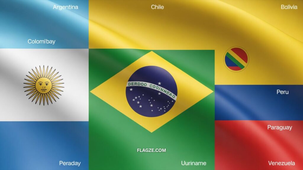 Bolivian flag in red, yellow, and green colors representing bravery, wealth, and land.